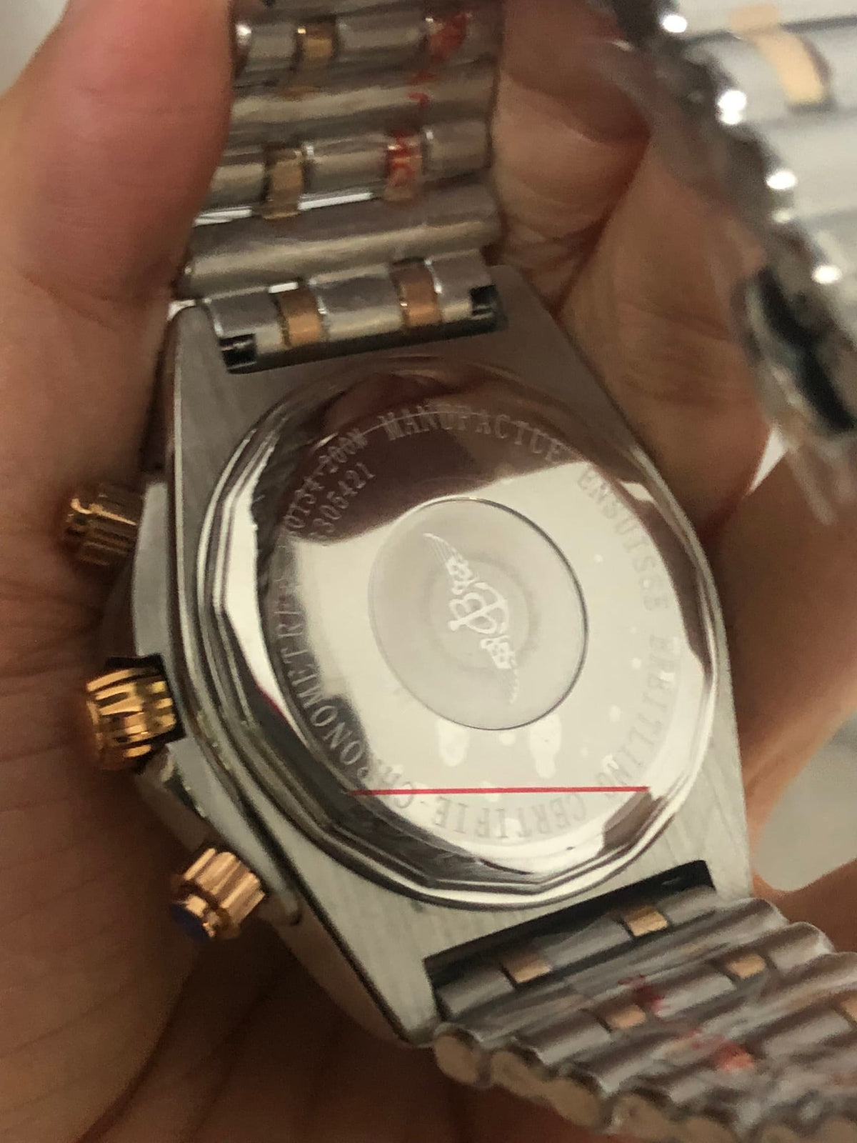 Replica Stainless Steel Japanese Vk Quartz Movement Watch BL233
