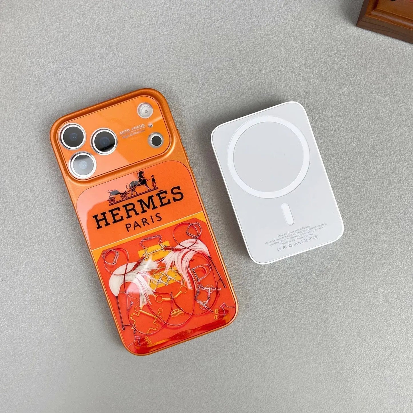 H Luxury Orange Series iPhone Case-s2 mysite