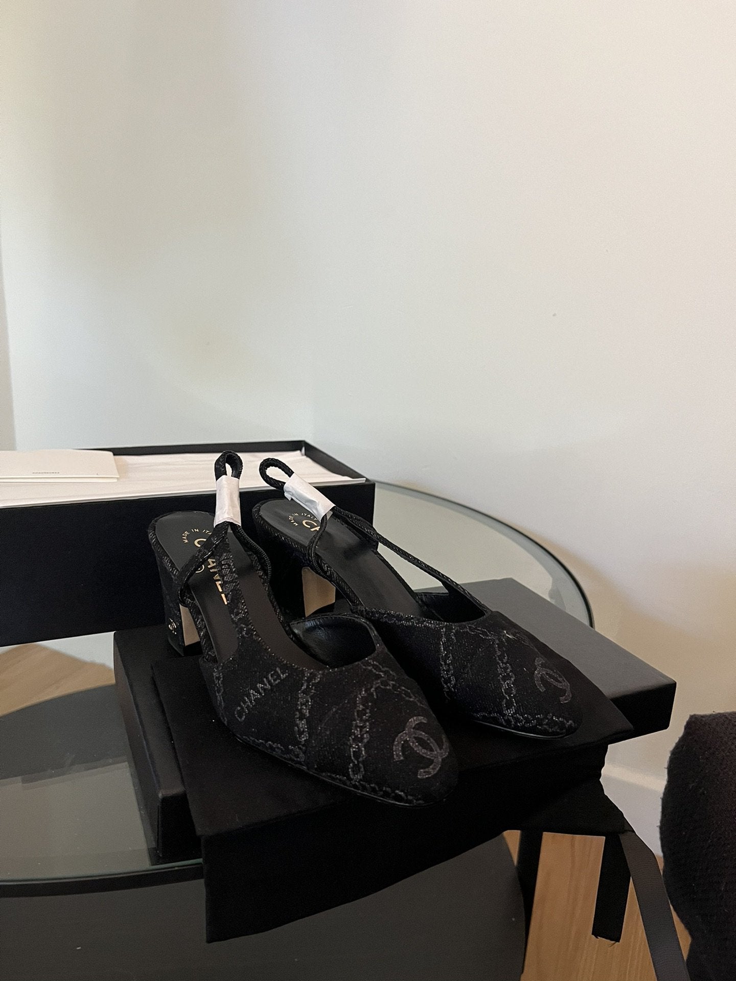 high slingbacks black denim mysite