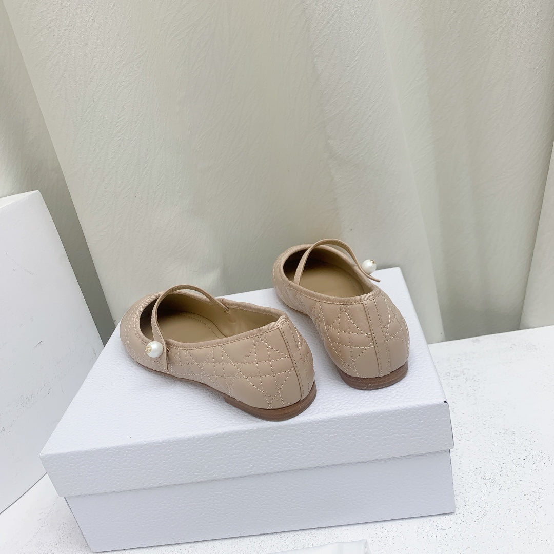 CD BALLET FLAT BEIGE MOP MIDDLE mysite