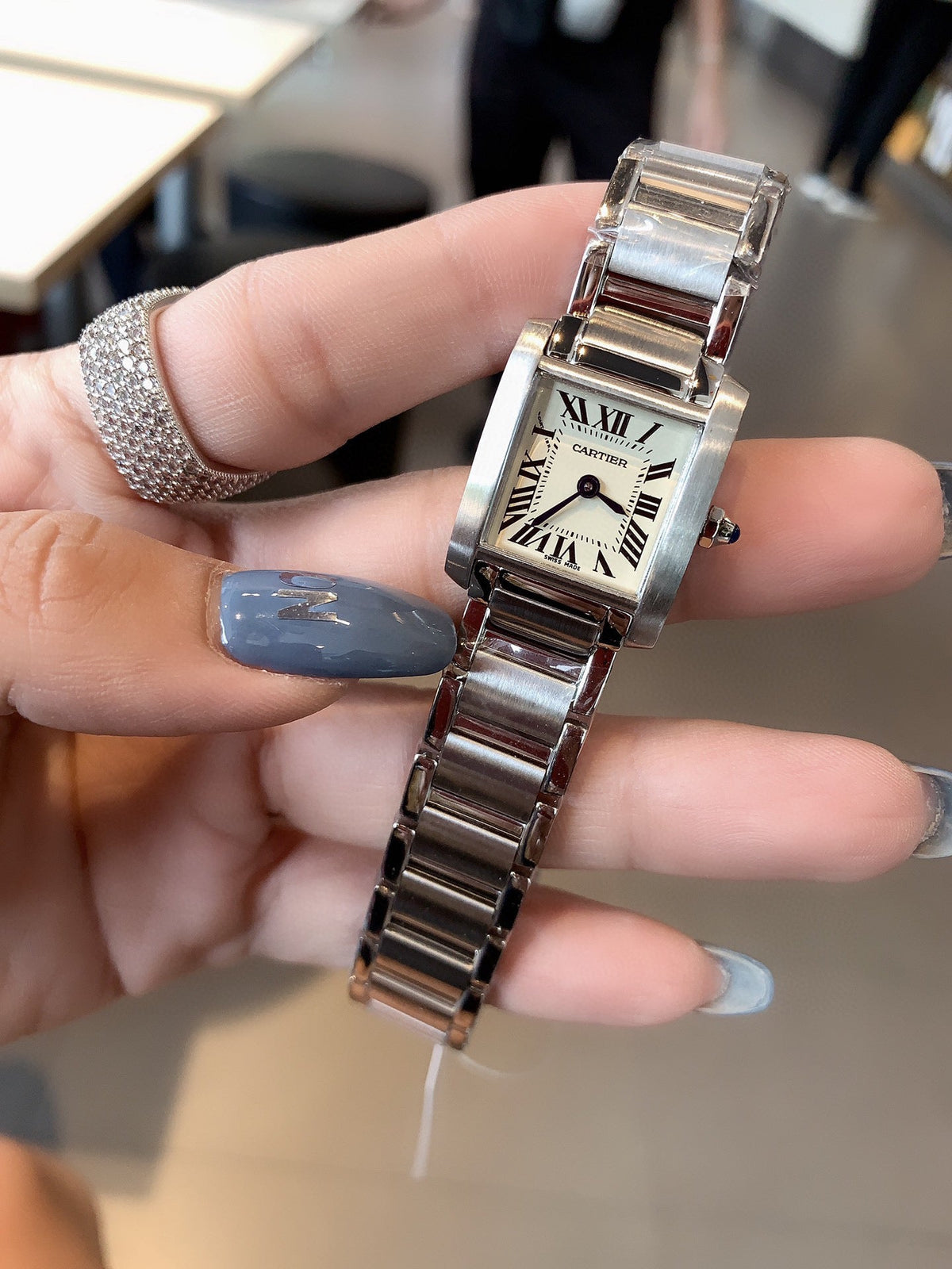 Replica Tank 904l Stainless Steel Quartz Watch 26mm/22mm WSTA0005