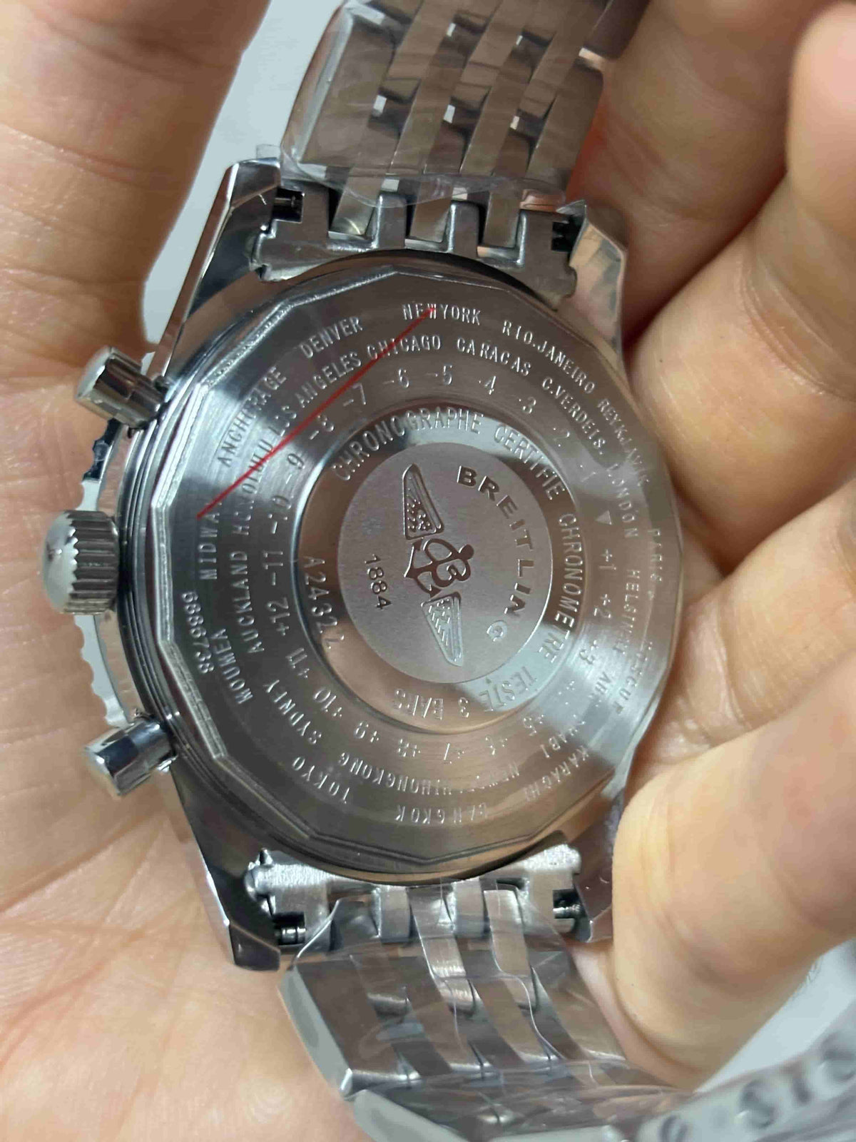 Replica Stainless Steel Japanese Vk63 Quartz Movement Watch BL59