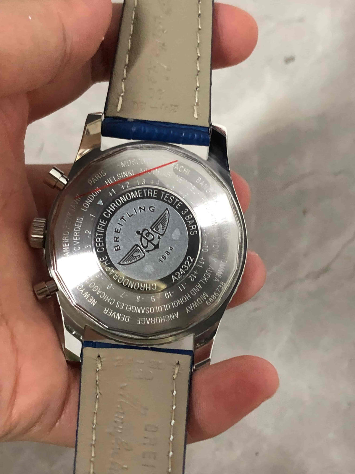 Replica Stainless Steel Japanese Vk Quartz Movement Watch BL221