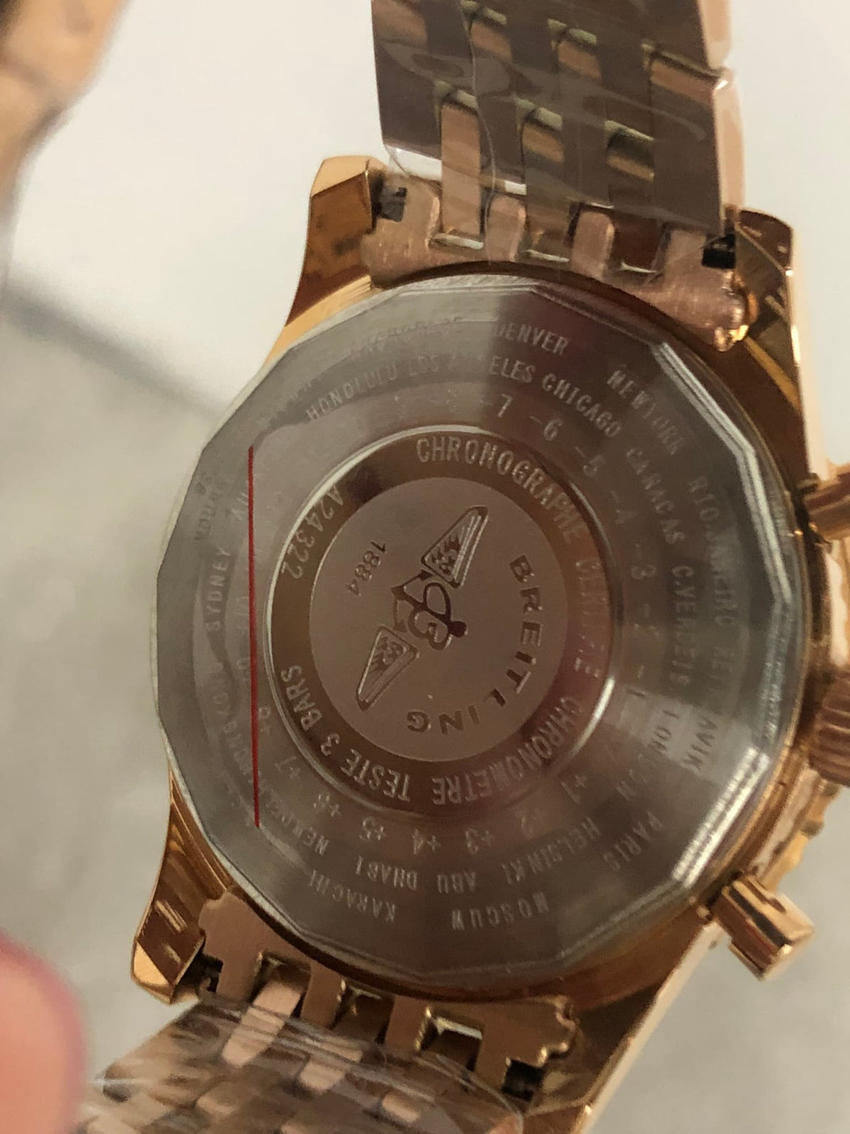 Replica Stainless Steel Japanese Vk63 Quartz Movement Watch BL08