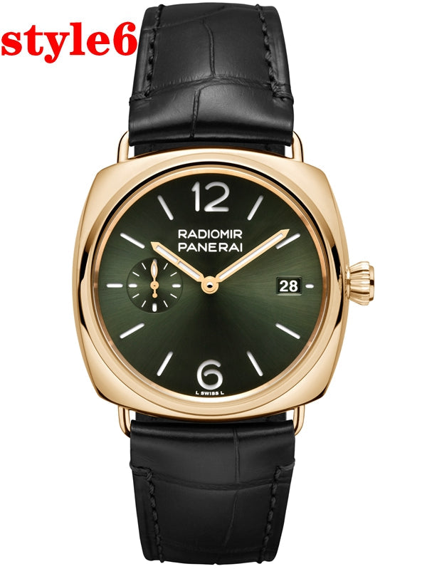 RADIOMIR 904l Stainless Steel Automatic Mechanical Watch Leather Strap Mens Watches 42MM PAM01026