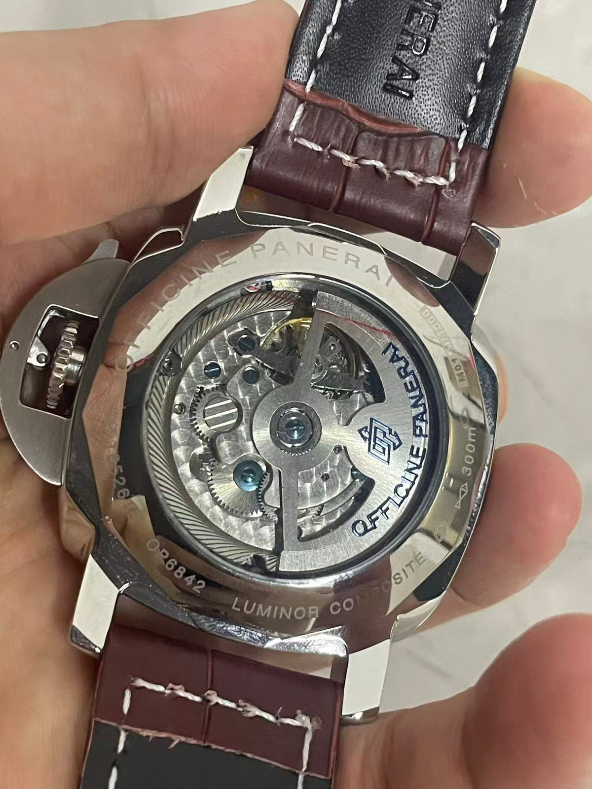 Replica LUMINOR DUE 904L Stainless Steel Automatic Mechanical Watch Mens Watches 45mm