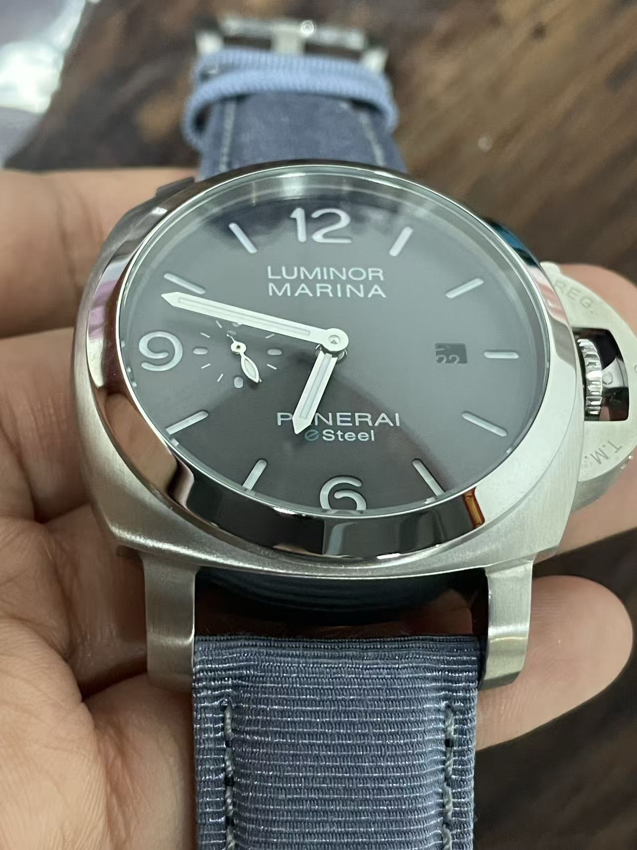 Replica LUMINOR 904L Stainless Steel Automatic Mechanical Watch Mens Watches 45mm