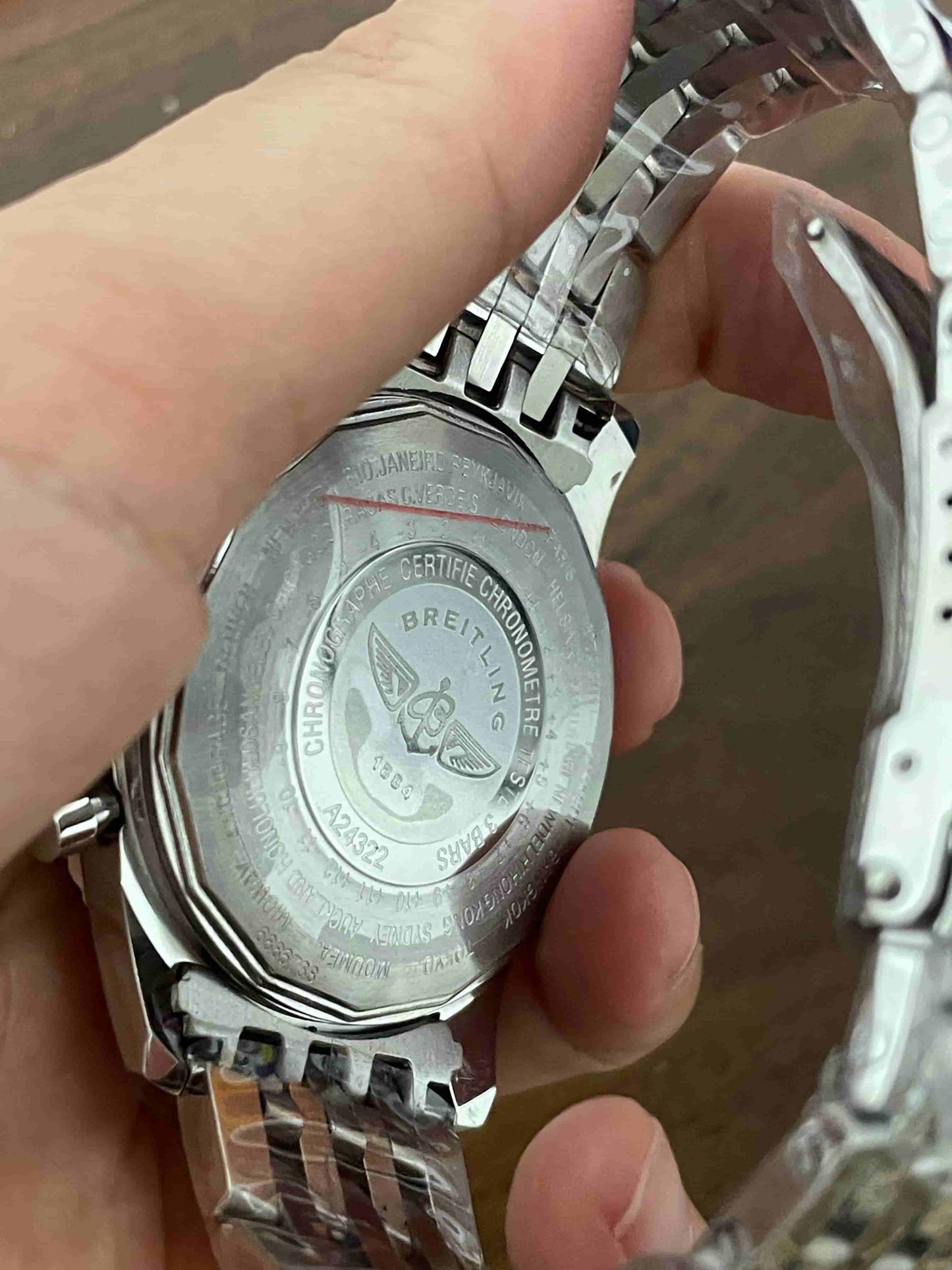 Replica Stainless Steel Japanese Vk Quartz Movement Watch BL202