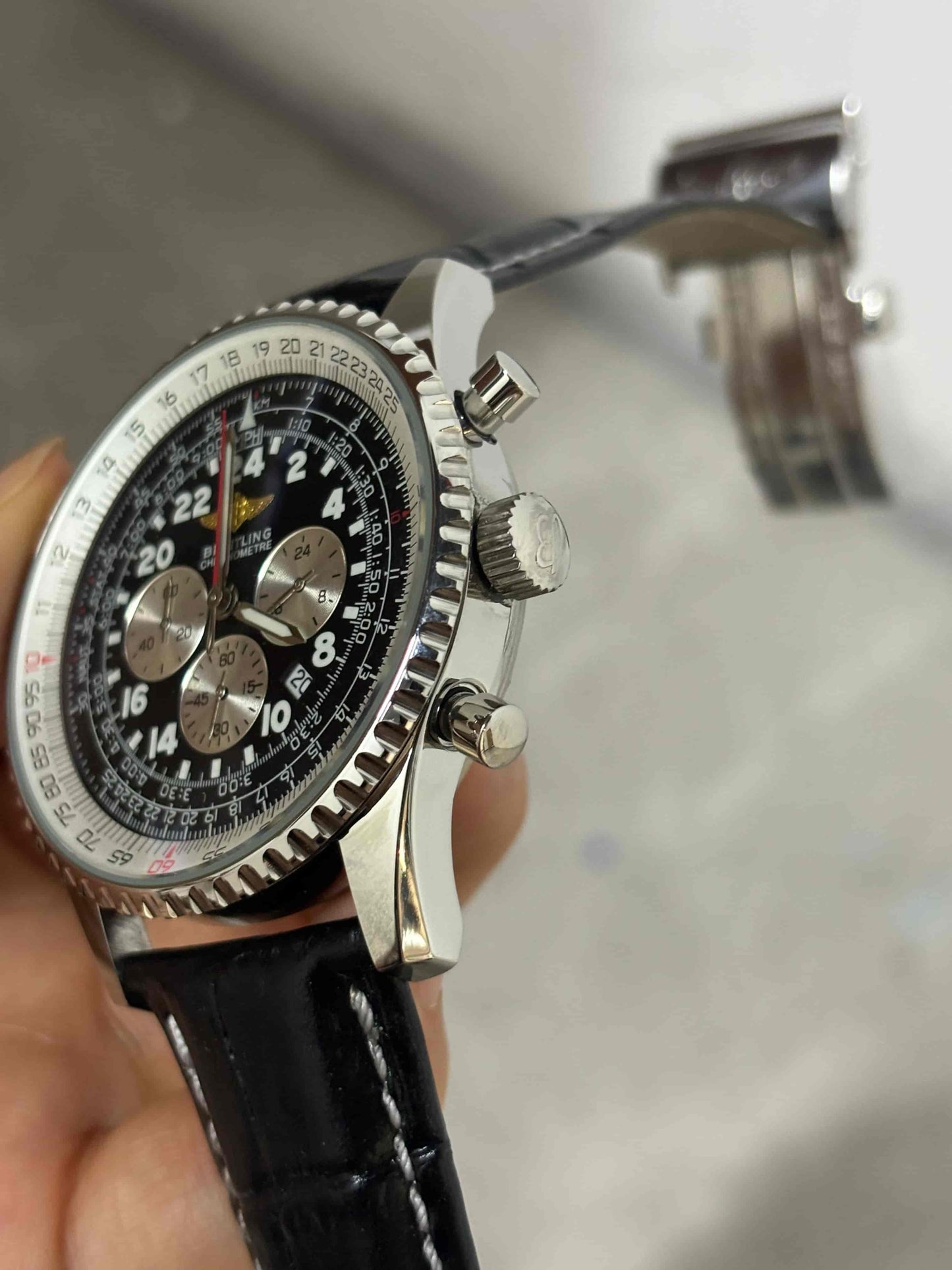Replica Stainless Steel Japanese Vk Quartz Movement Watch BL187