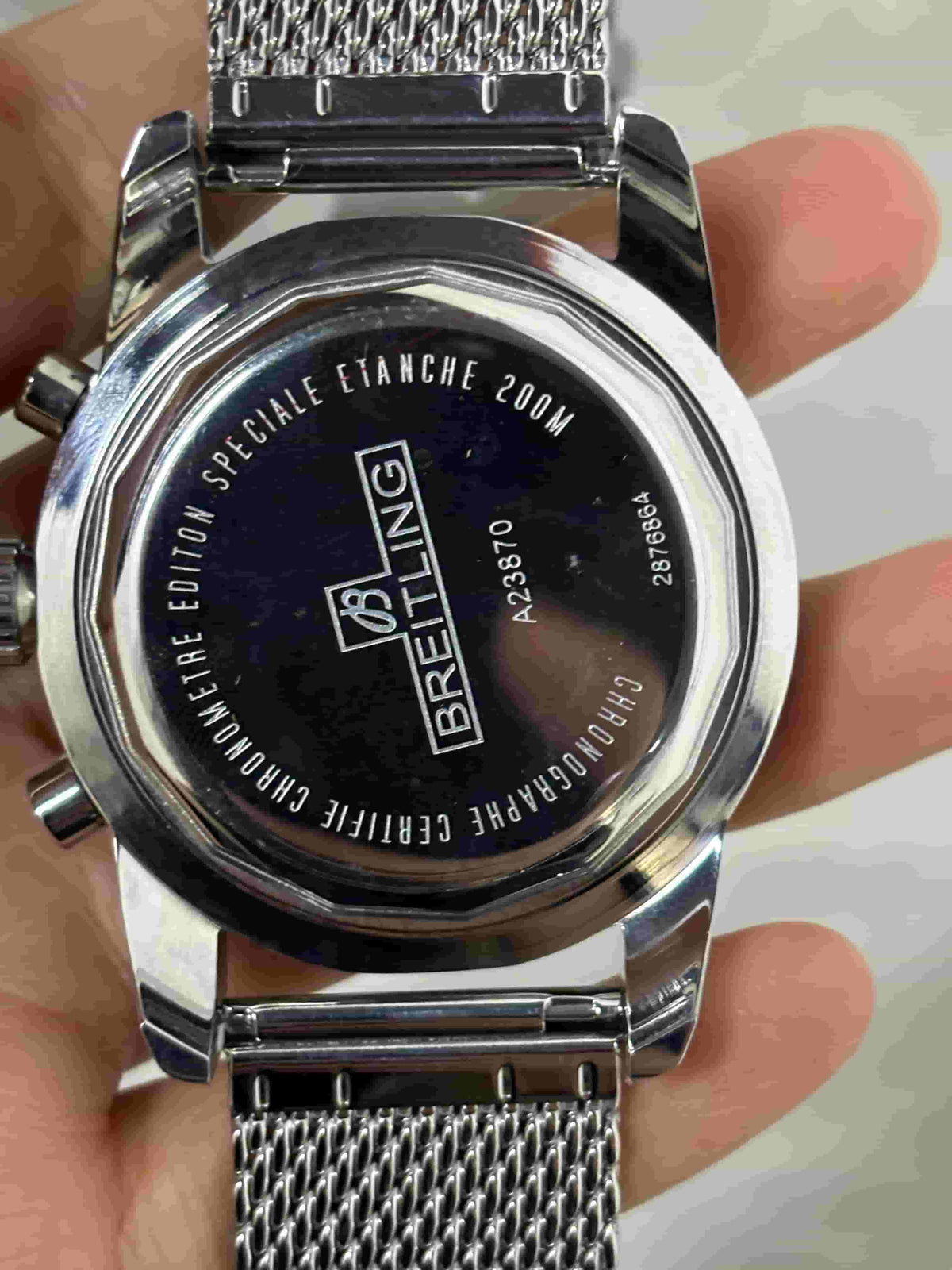 Replica Stainless Steel Japanese Vk Quartz Movement Watch BL159