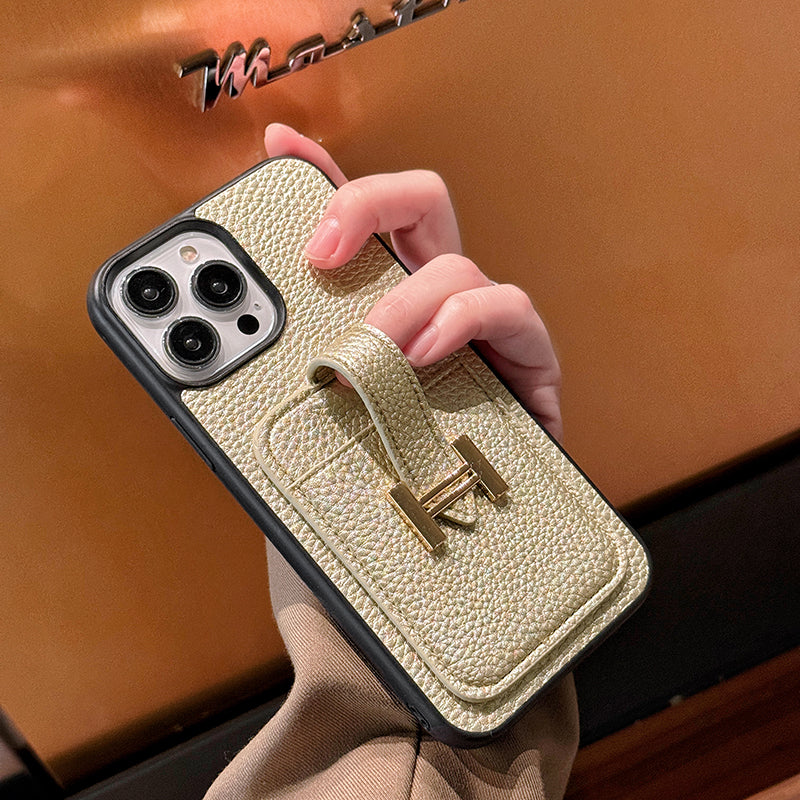 H Card Holder Leather iPhone Case mysite