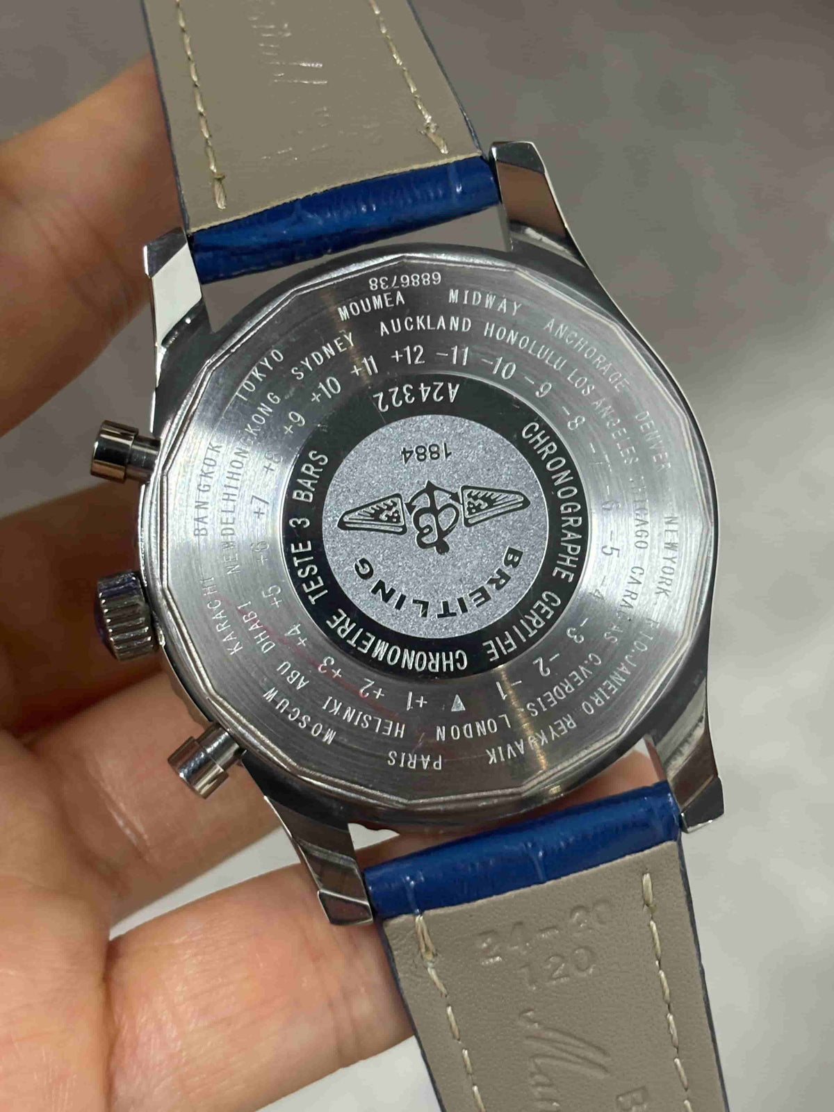 Replica Stainless Steel Japanese Vk63 Quartz Movement Watch BL127