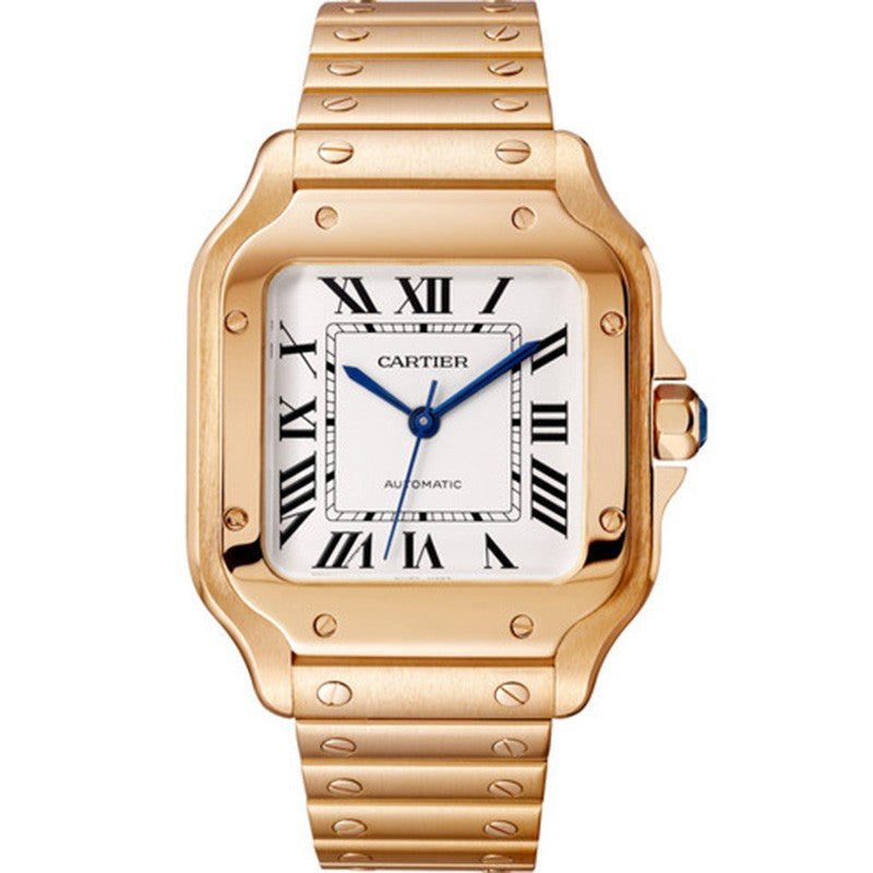 Replica Santos 904l Stainless Steel Automatic Mechanical Watch 39mm-1