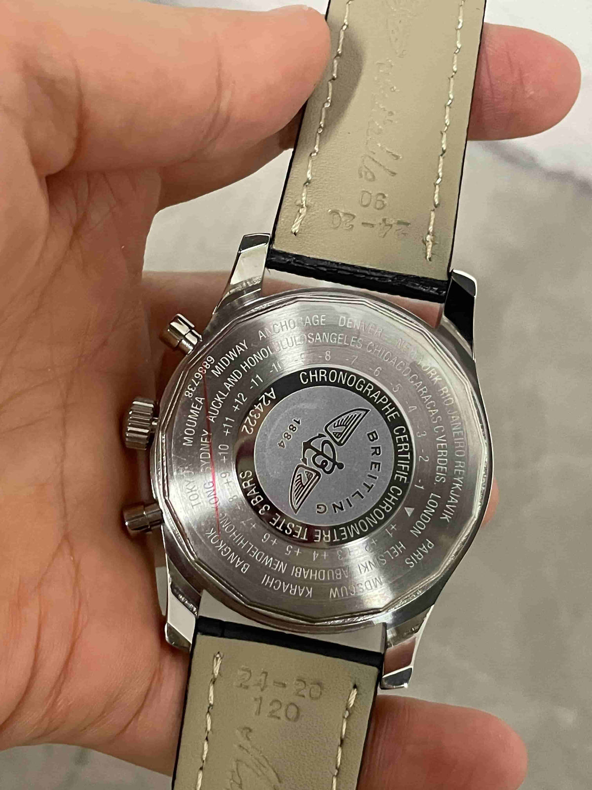 Replica Stainless Steel Japanese Vk Quartz Movement Watch BL228