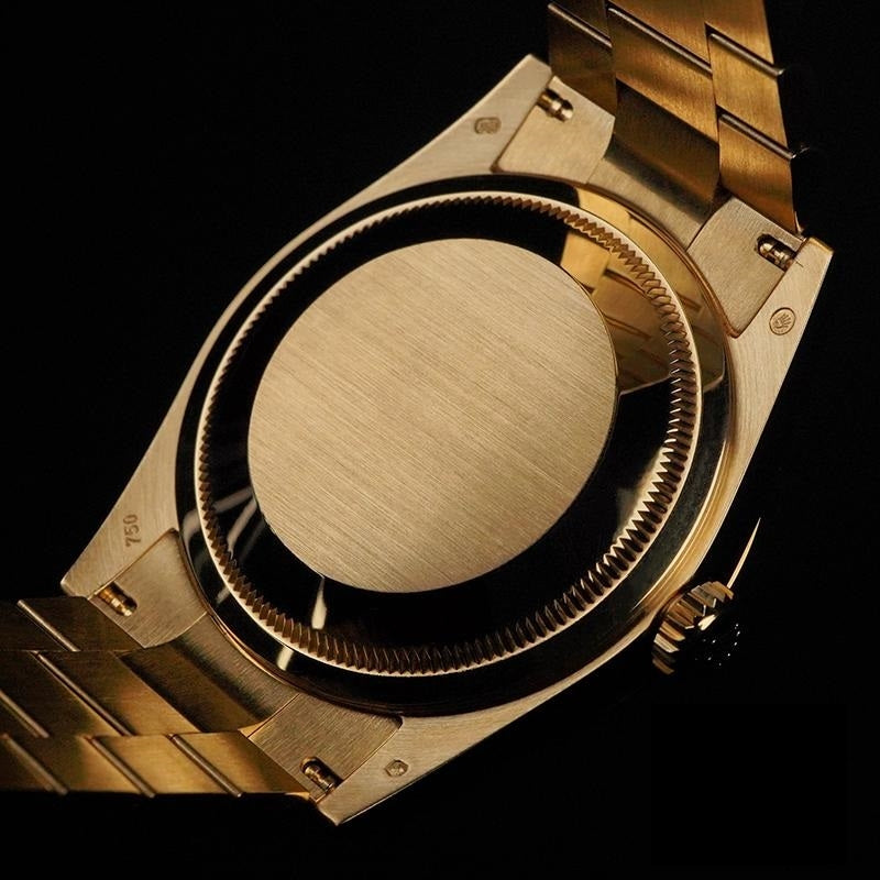 Luxury Automatic Watch for Men Mechanical Wristwatch Stainless Steel Day/Date Gold - White Dia