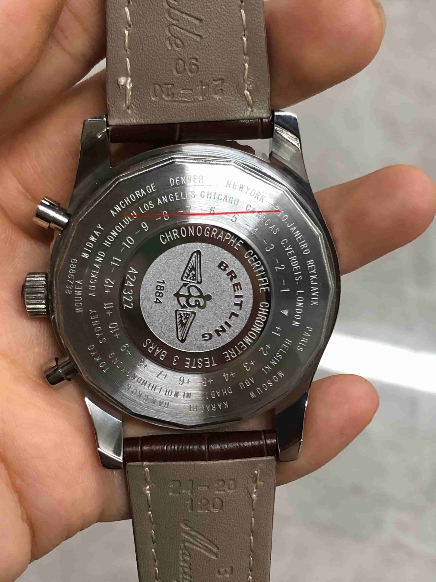 Replica Stainless Steel Japanese Vk63 Quartz Movement Watch BL67