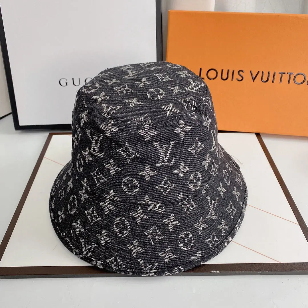 Luxury Monogram Denim Bucket Hat-s2 mysite