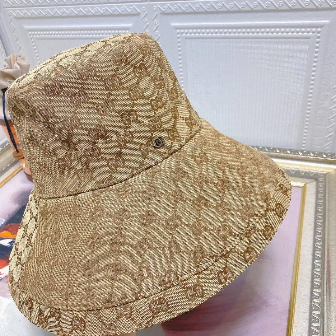 Classic GG Monogram Wide Brim Denim Hat-s2 mysite