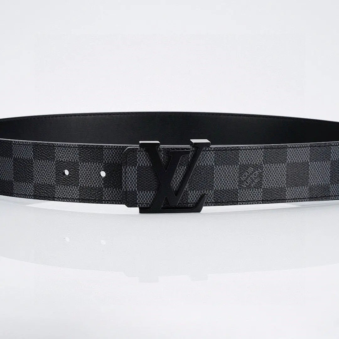 Luxury Black Lacquer Buckle Leather Belt-1 mysite