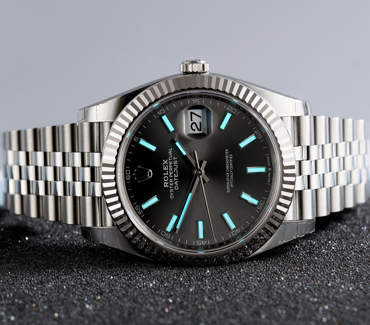 Automatic Watch for Men Replica DateJust Gray Dial 40mm/36mm