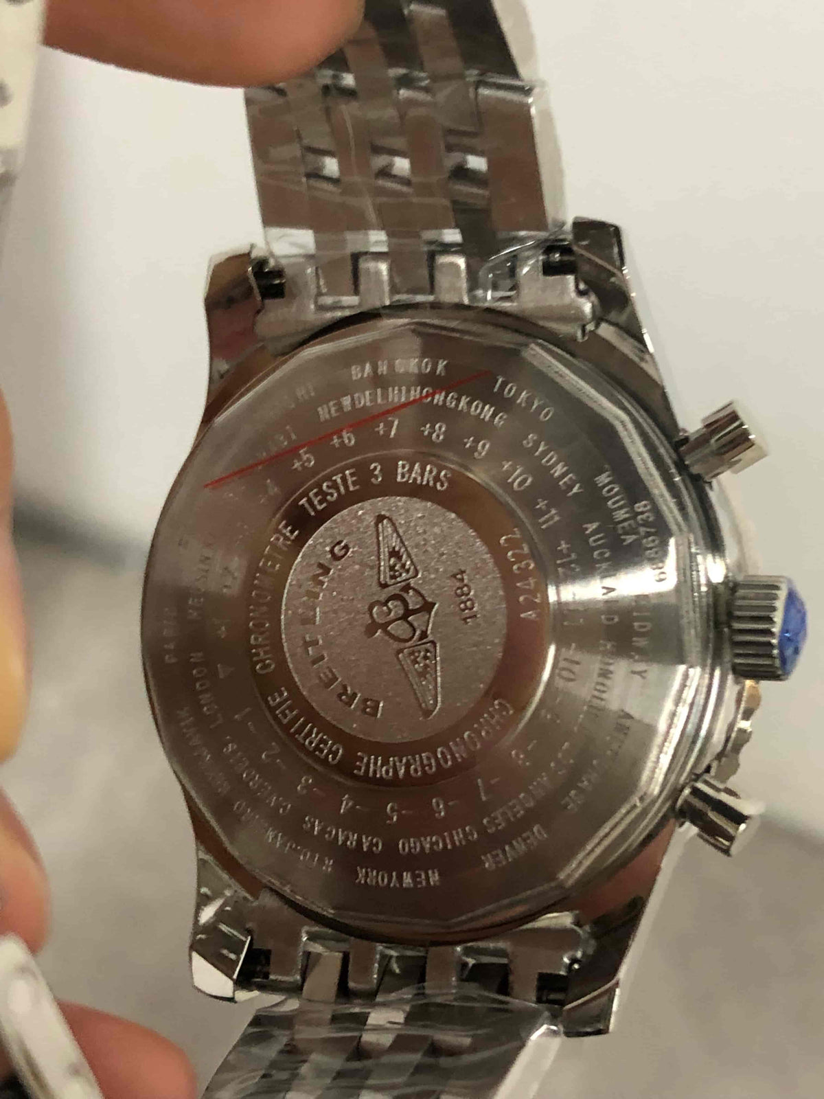 Replica Stainless Steel Japanese Vk63 Quartz Movement Watch BL05