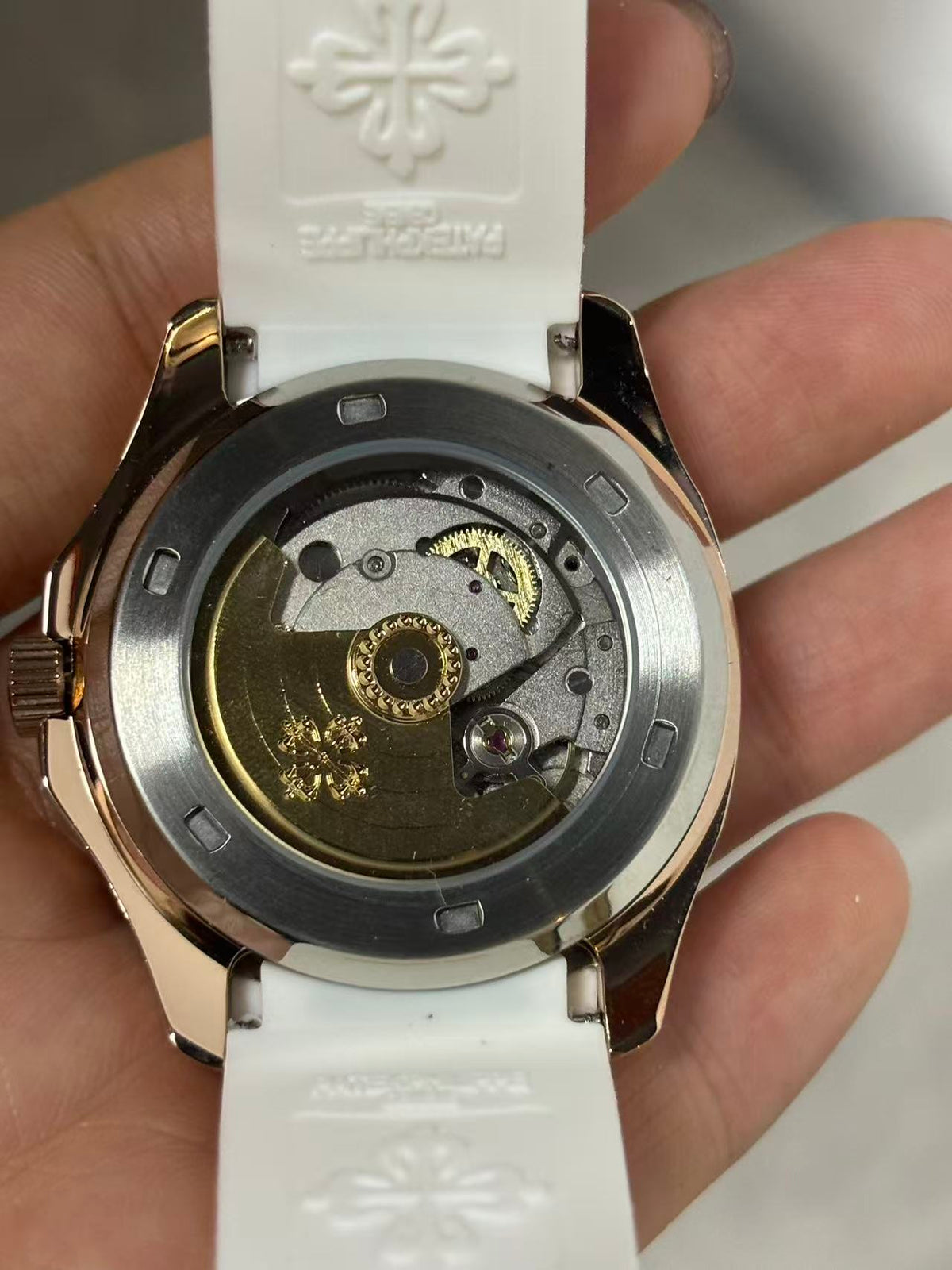 Replica AQUANAUT Moon Phase Not Work Stainless Steel Automatic Mechanical Watch 40mm