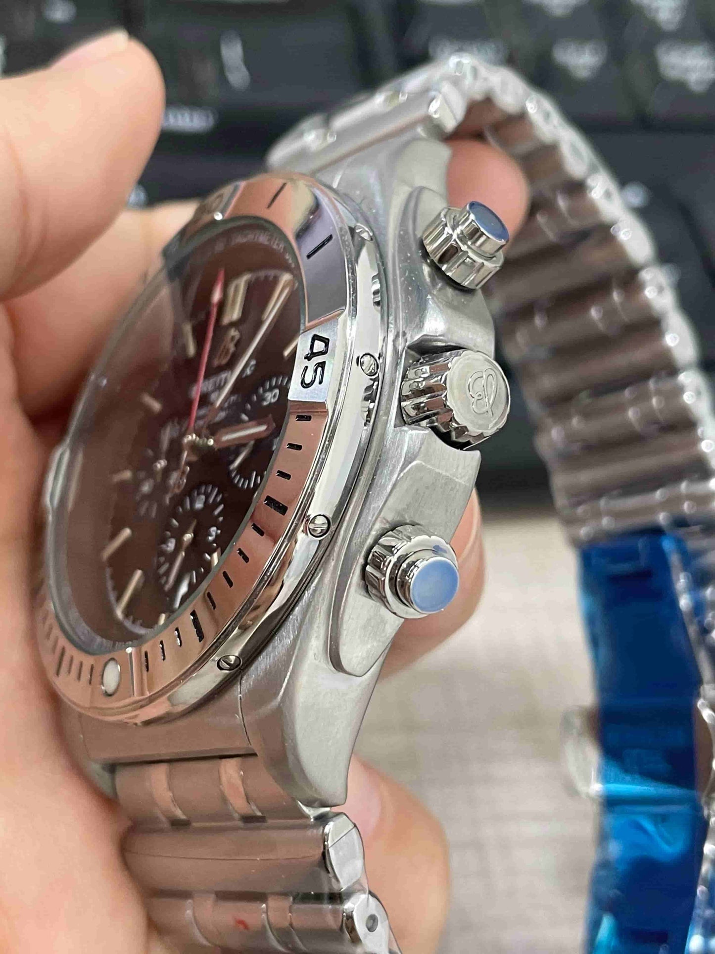 Replica Stainless Steel Japanese Vk63 Quartz Movement Watch BL149