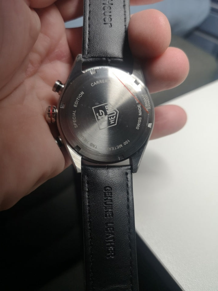 Replica Tag Porsche Carrera Leather Strap (800402)