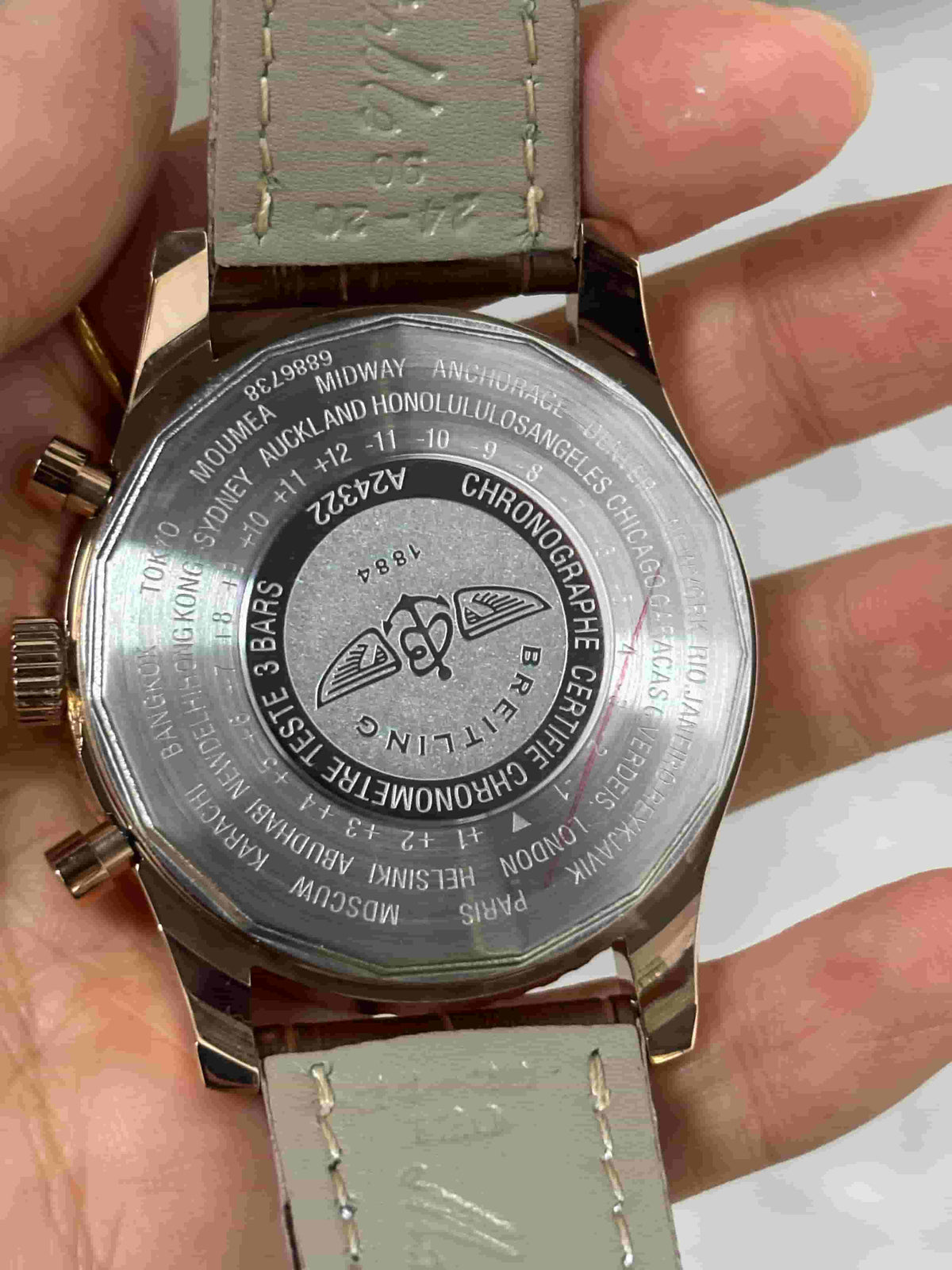 Replica Stainless Steel Japanese Vk Quartz Movement Watch BL173