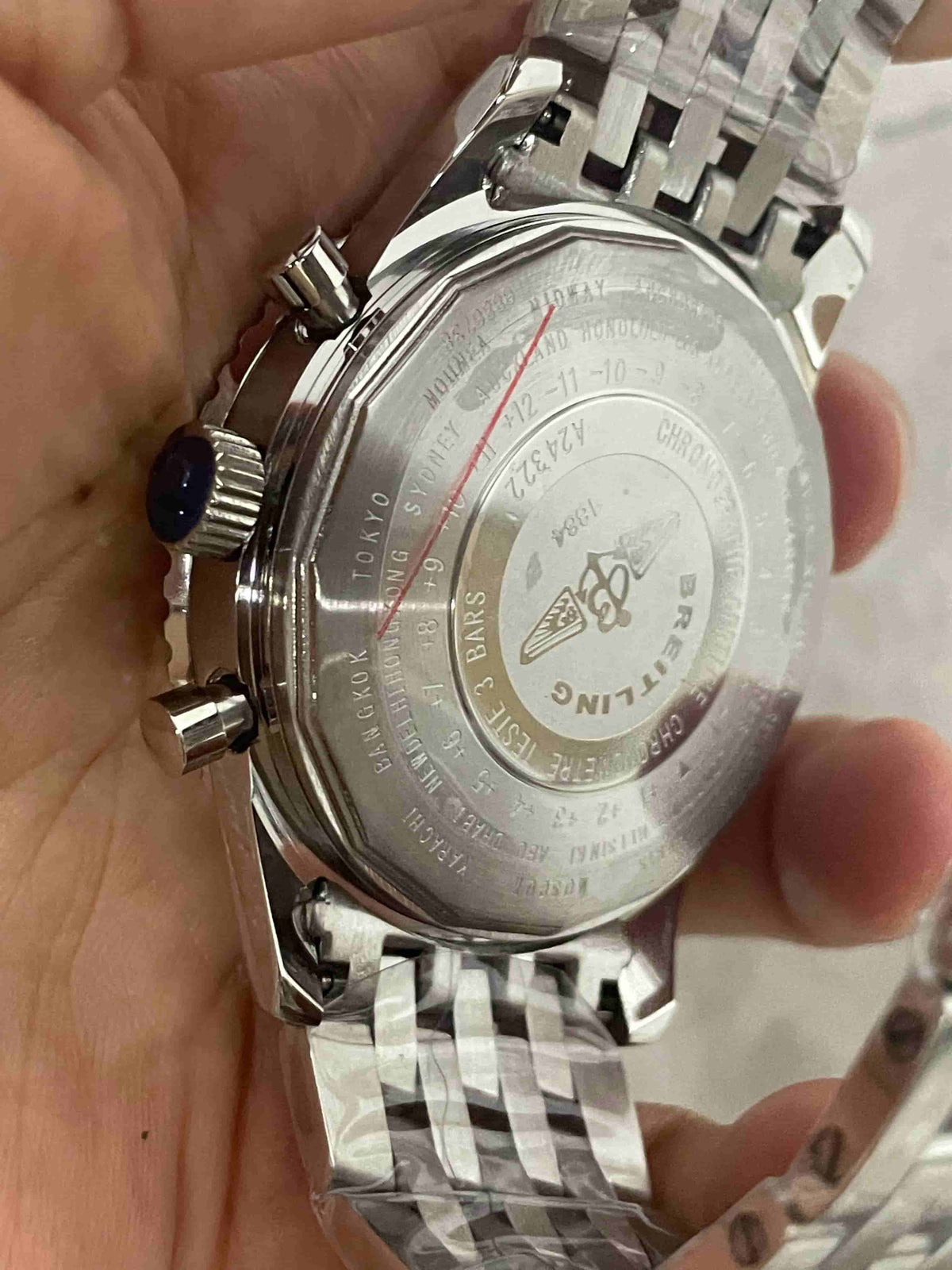 Replica Stainless Steel Japanese Vk63 Quartz Movement Watch BL62