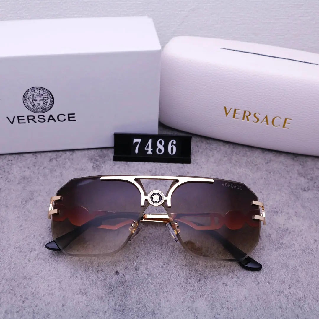 Stylish Medusa Rimless Sunglasses 7486s-sss62 mysite