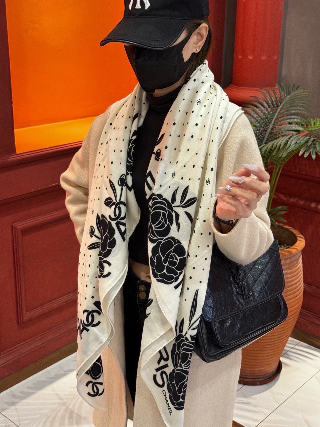 '- 26S SCARF 140 IN CASHMERE AND SILK 309331 mysite