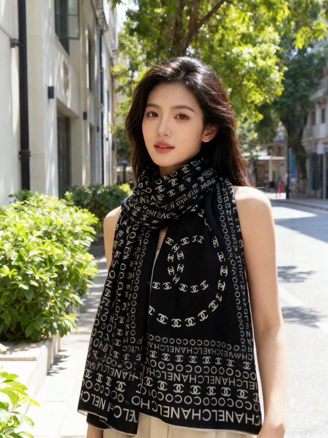 '- 26S SCARF 135 IN CASHMERE AND SILK 309349 mysite