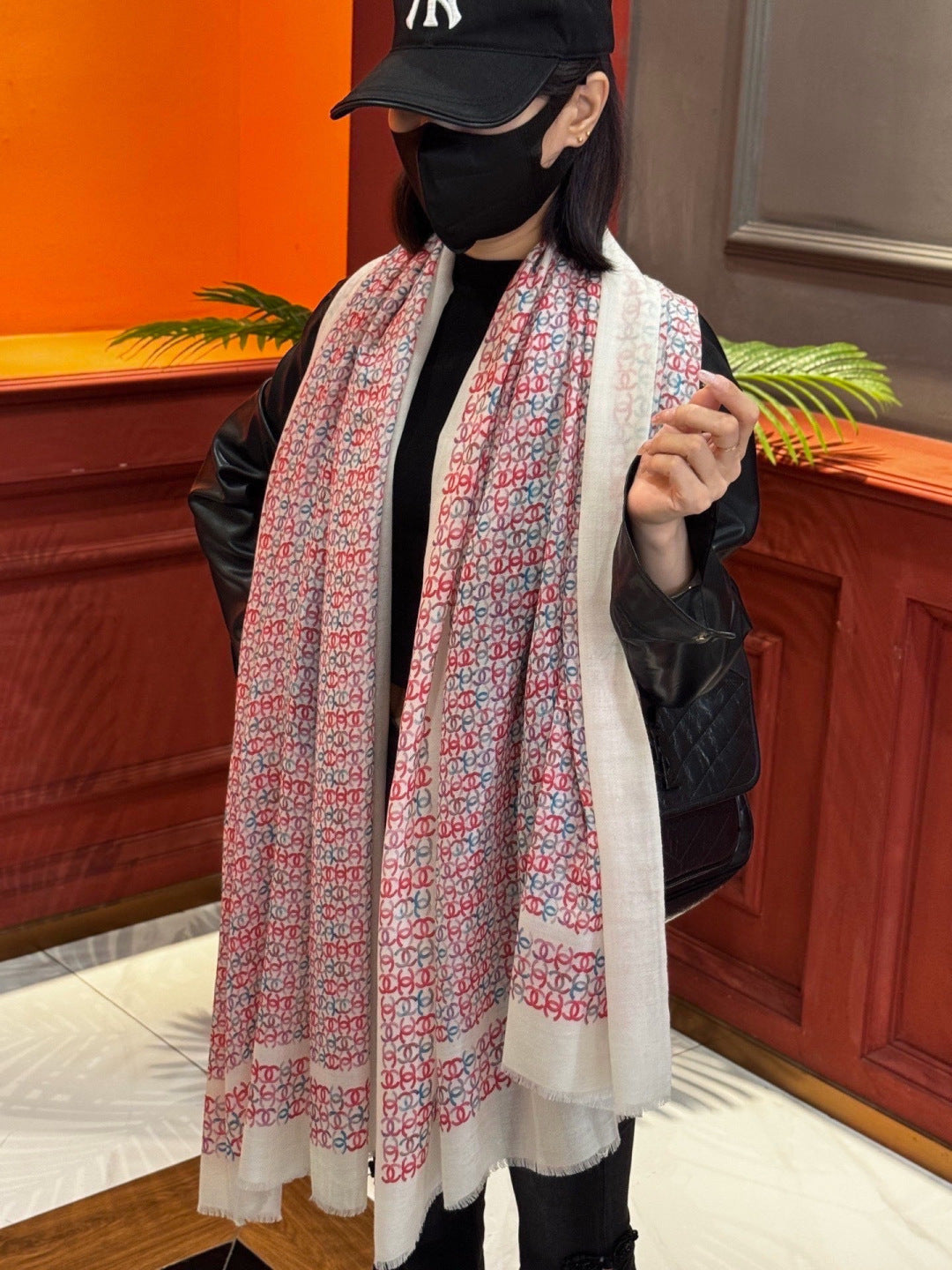 '- 26S SCARF 200 IN CASHMERE AND SILK 306089 mysite