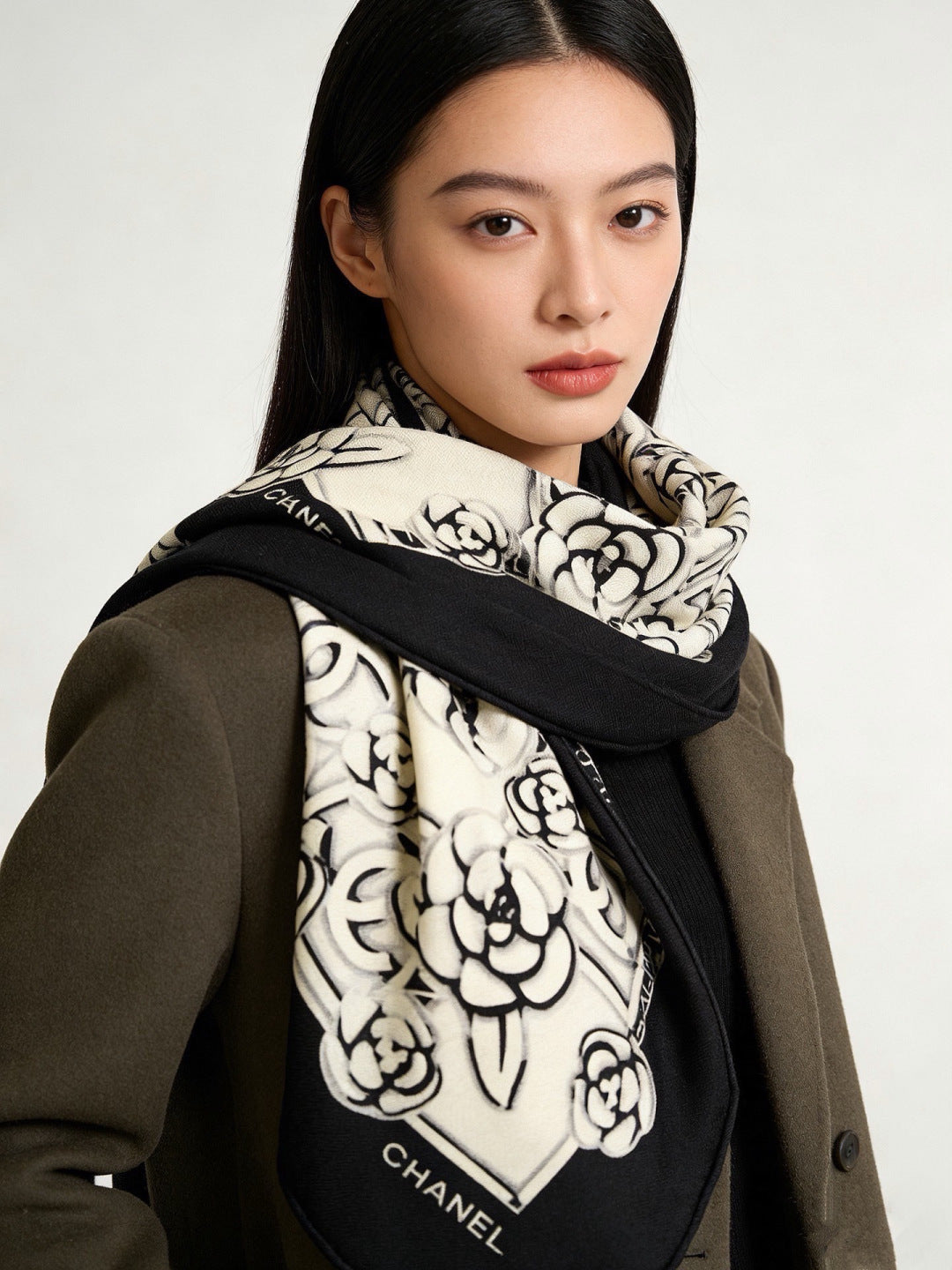 '- 26S SCARF 140 IN CASHMERE AND SILK 309374 mysite