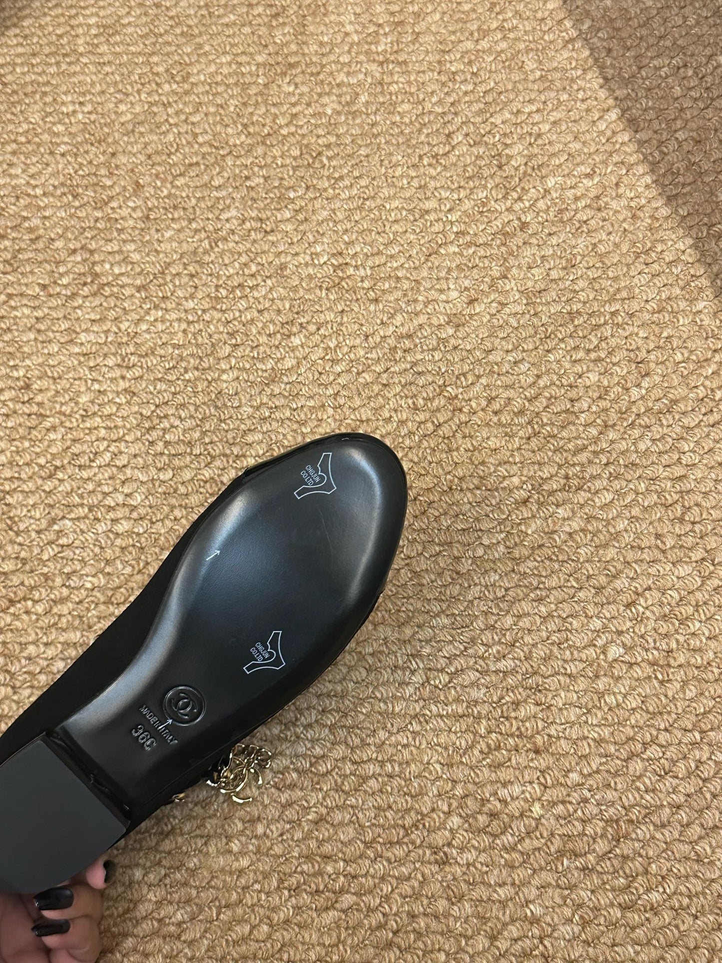 26S MARY JANE PEARL STRAP FLATS IN BLACK CALFSKIN mysite