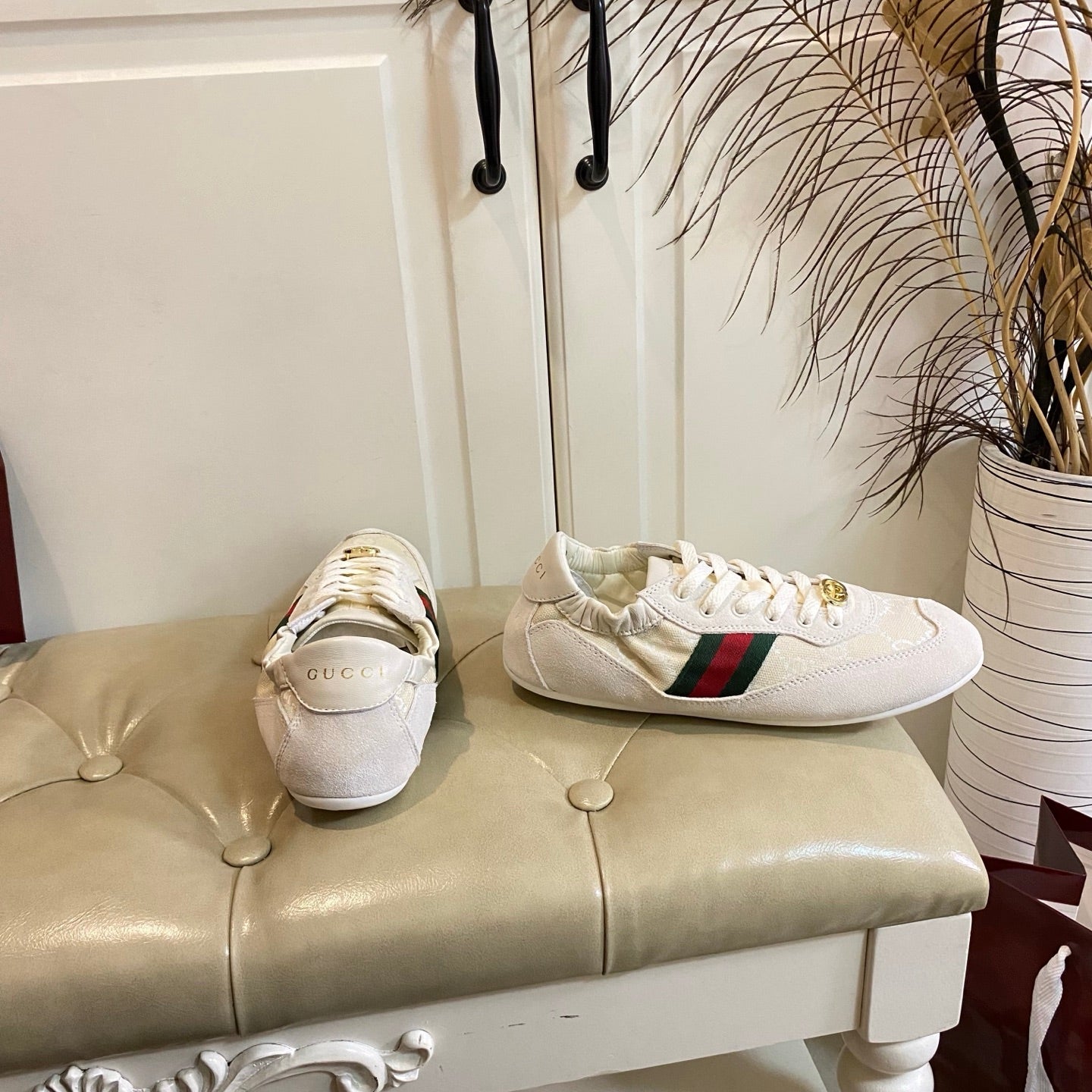26S SNEAKER IN CREAM WHITE SUEDE AND CANVAS mysite