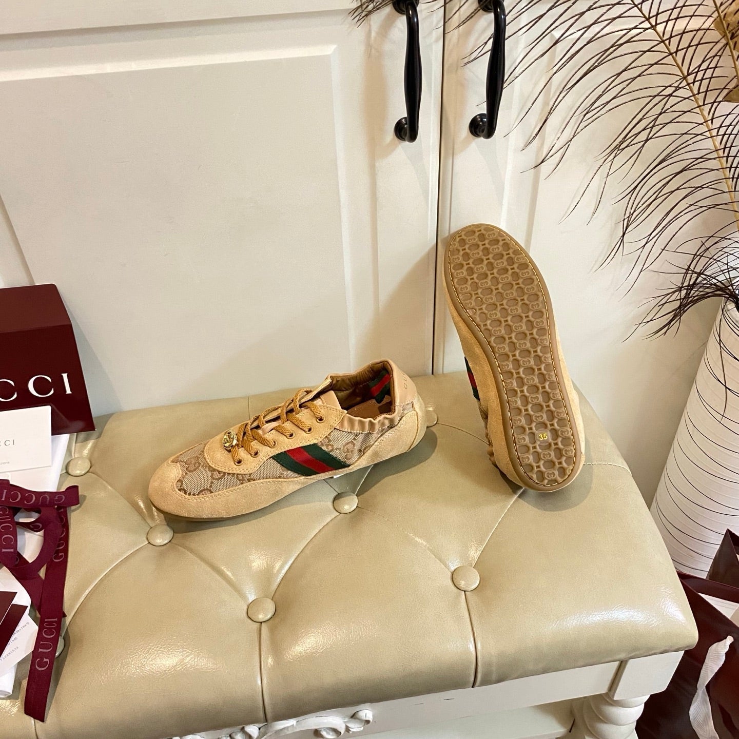 26S SNEAKER IN LIGHT BROWN SUEDE AND MESH FABRIC mysite