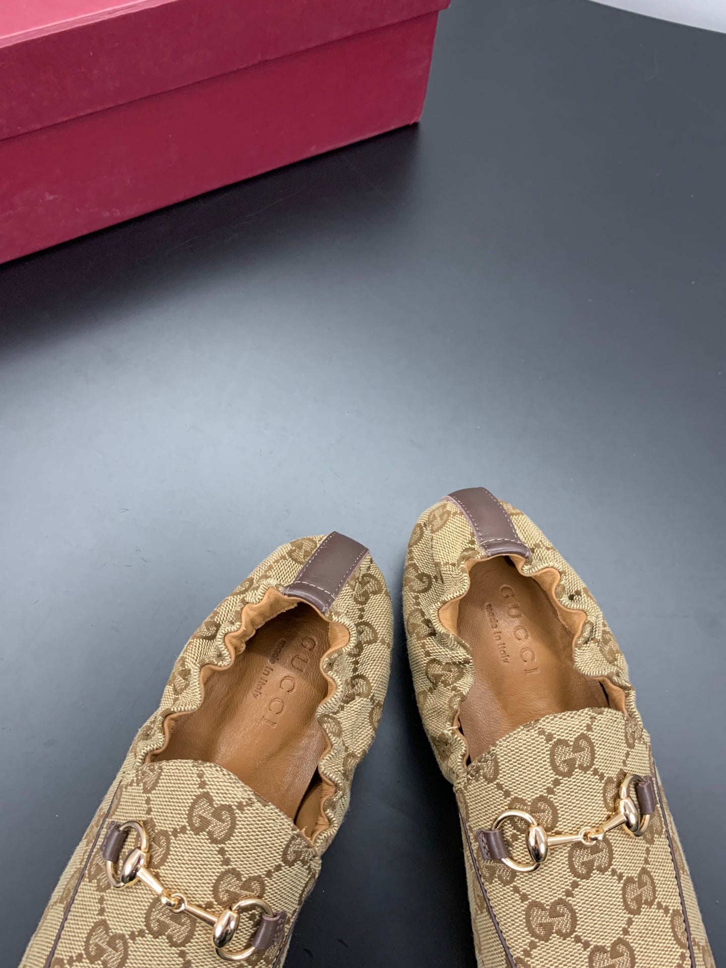 26S LOAFERS IN DARK BEIGE CANVAS mysite
