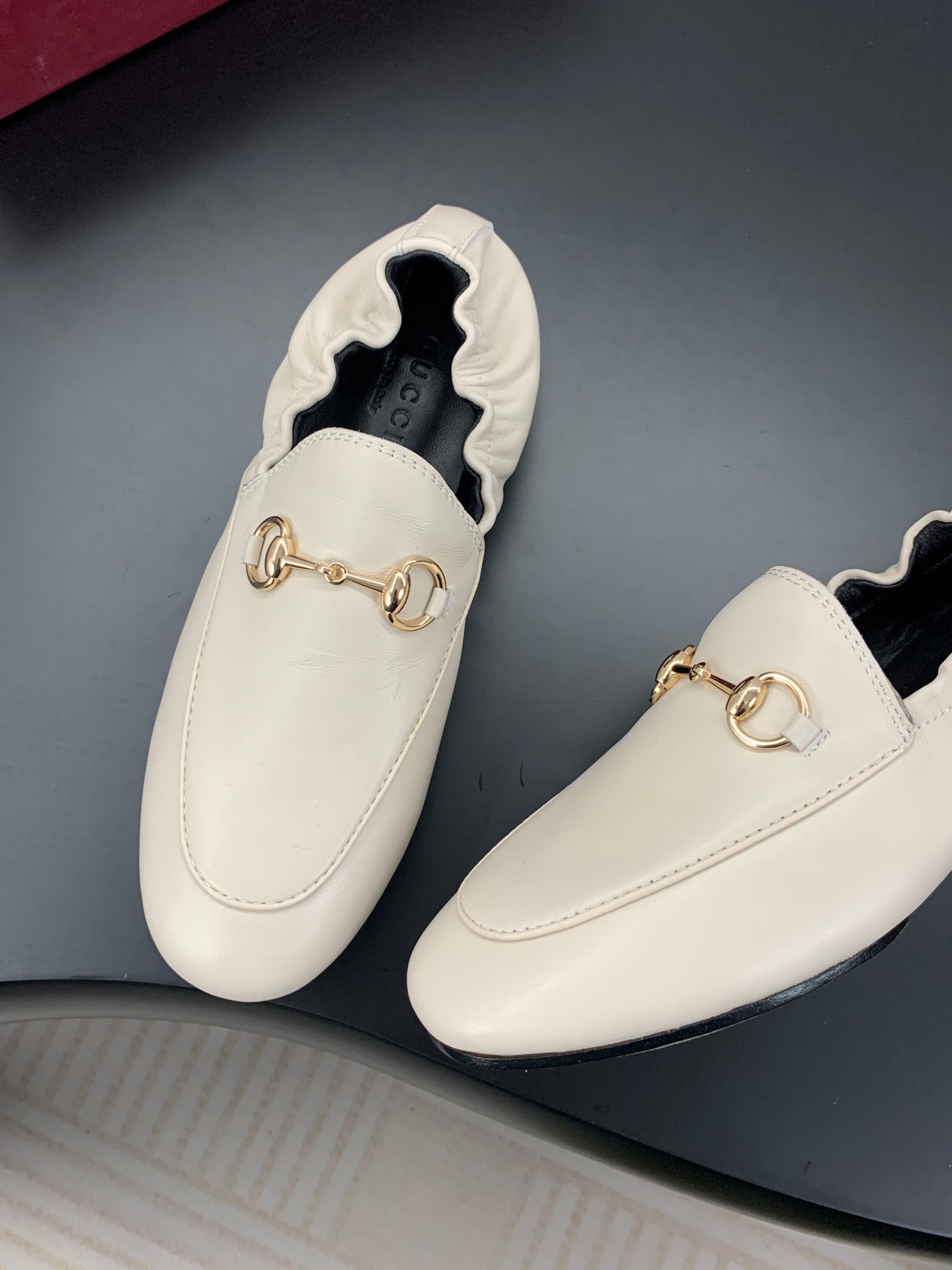 26S LOAFERS IN CREAM WHITE CALFSKIN mysite