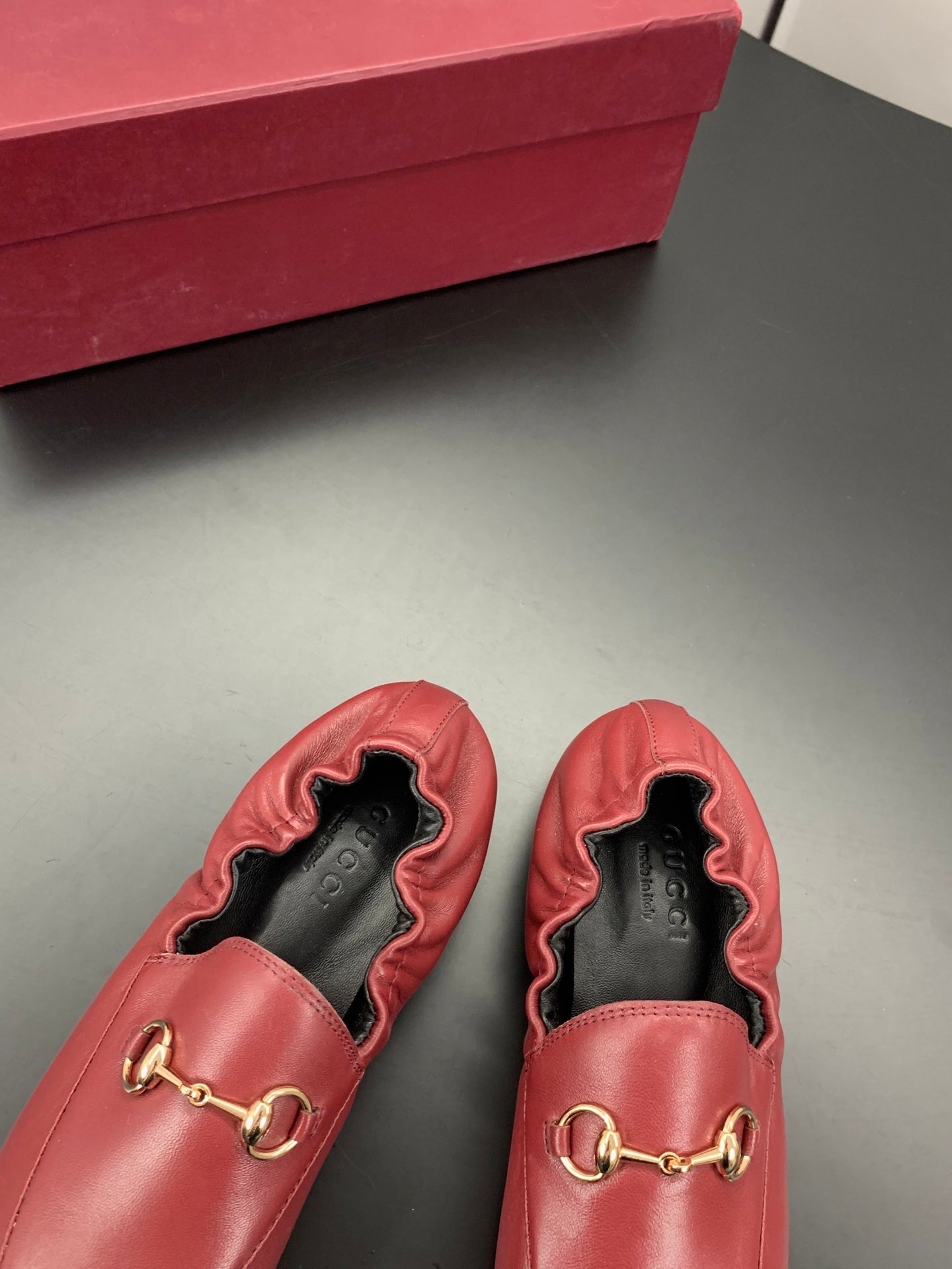 26S LOAFERS IN RED CALFSKIN mysite