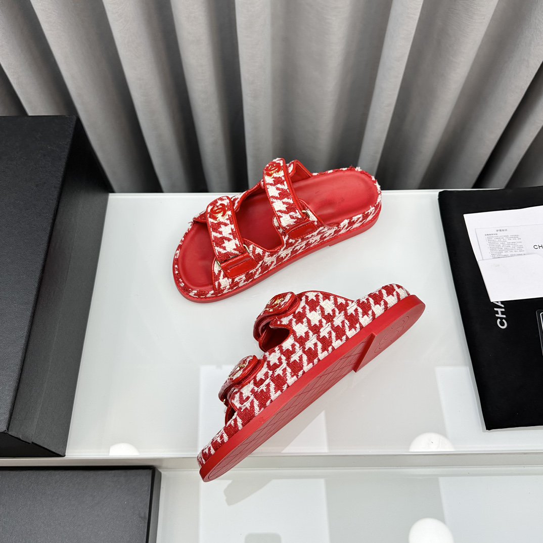 dad sandals red white mules mysite