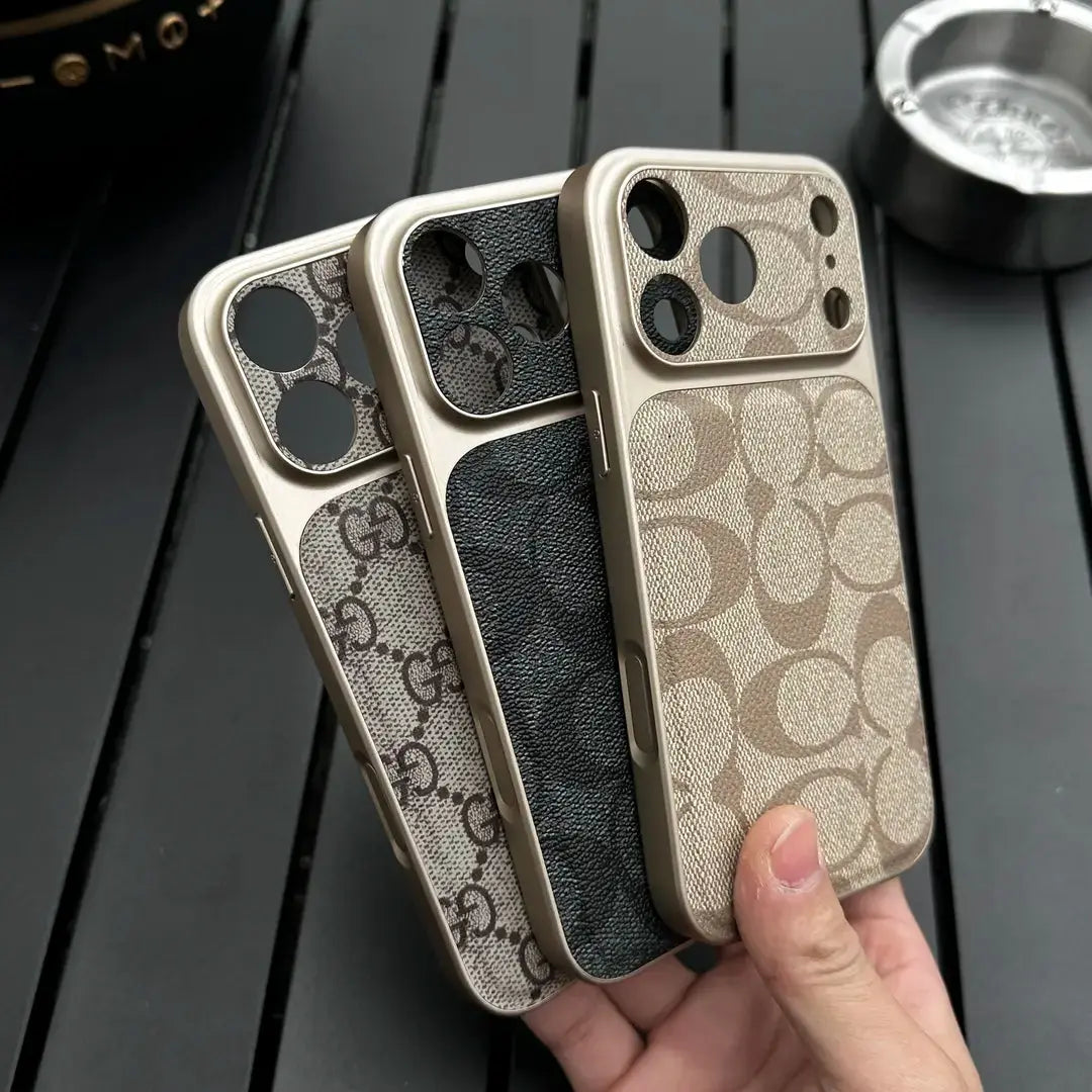 Luxury Pattern Leather Phone Case With Shockproof Edges-s2 mysite