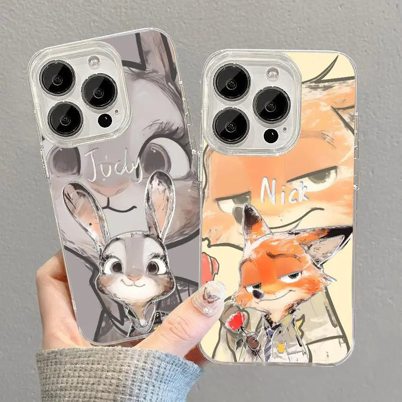 Zootopia-Inspired iPhone Case Set – Judy Hopps & Nick Wilde-s2 mysite