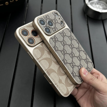 Luxury Pattern Leather Phone Case With Shockproof Edges-s2 mysite