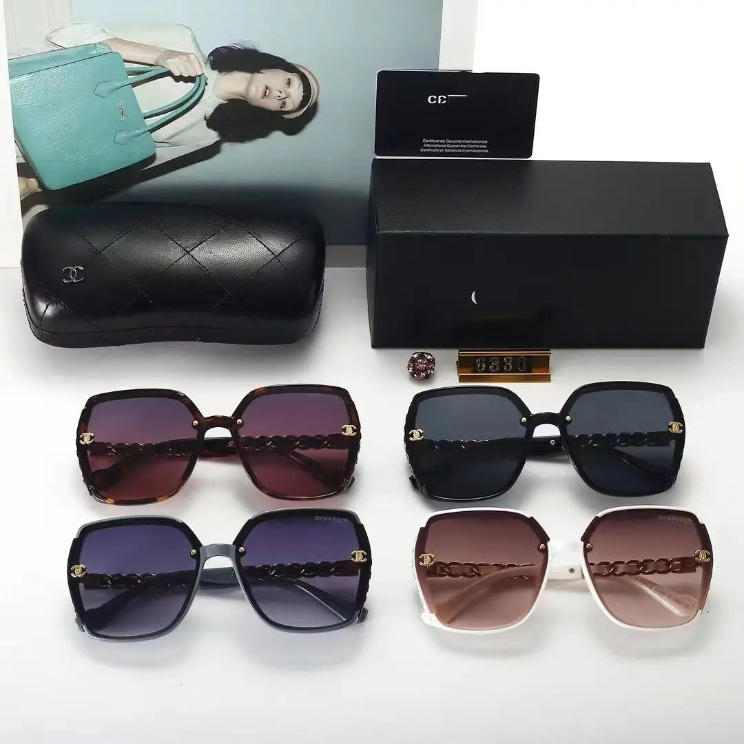 Women's Fashion Full Frame Letter Sunglasses 6330s-sss62 mysite