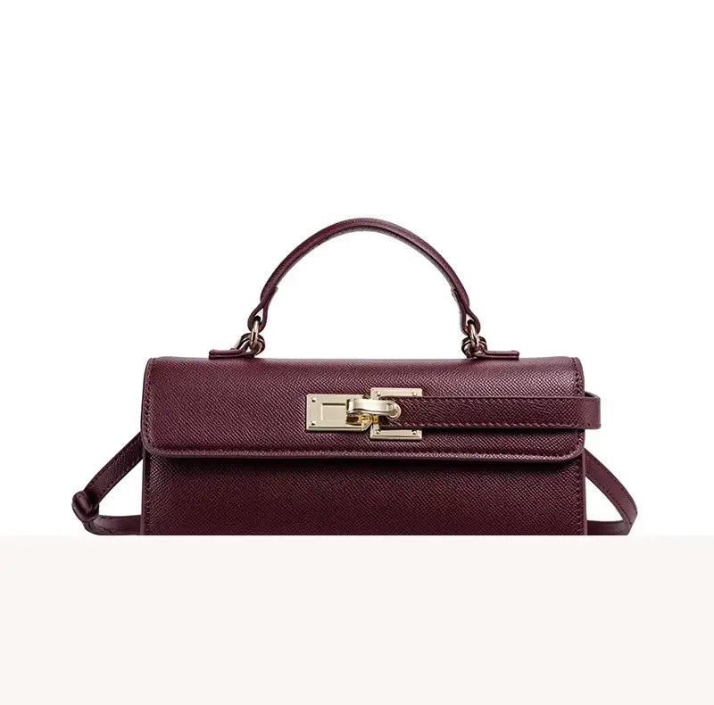 Luxury Brand Lock Design Tote Bag-18 mysite