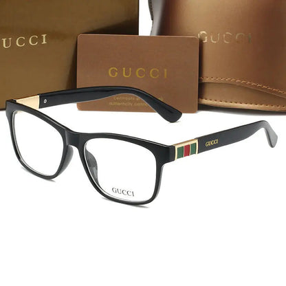 Fashion Striped Color Block Frame Glasses-s-88 mysite