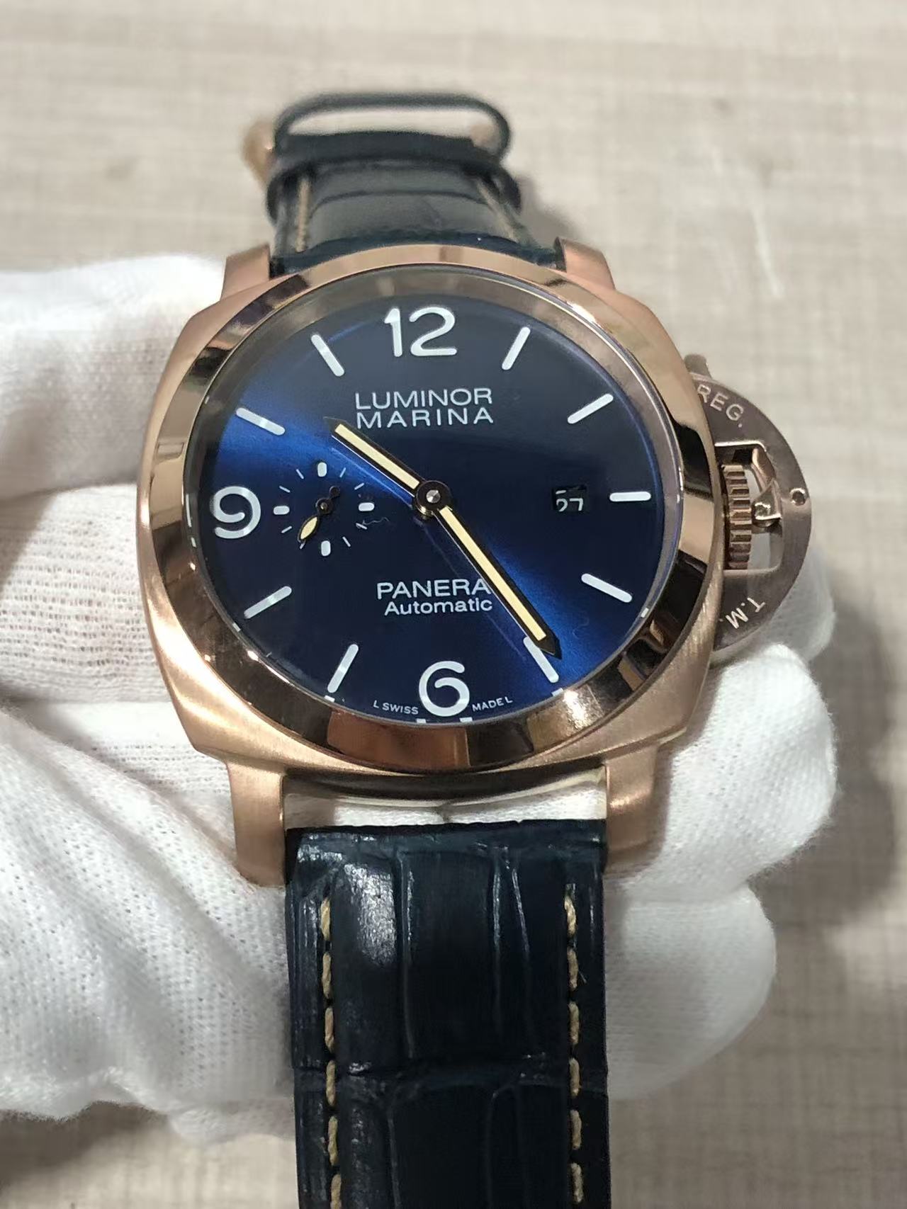 Replica LUMINOR 904L Stainless Steel Automatic Mechanical Watch Mens Watches 45mm