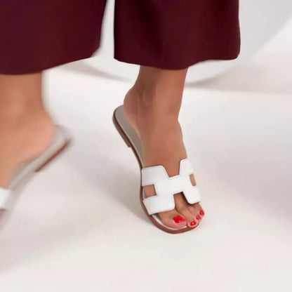 Minimal Double H Logo Slides – Minimal Chic Sandals-s2 mysite
